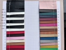 水刺底100纹pu革 细针纹 钱包 包装礼盒 菜谱内里 包边人造仿皮面