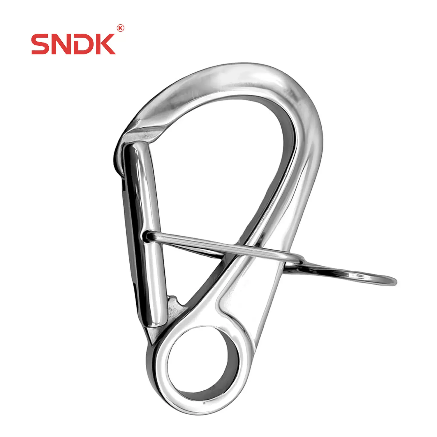 不锈钢316停泊钩 船舶快脱钩保险钩登山扣自锁扣 游艇皮划艇配件