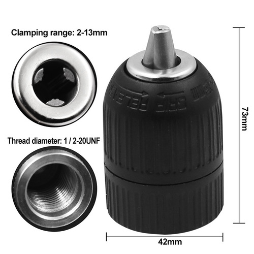 SDS electric hammer conversion electric drill hand-tight chuck 2-13MM drill chuck electric drill chuck three-jaw chuck