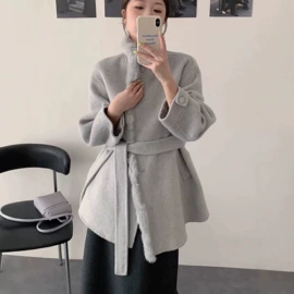 女式毛呢外套;大码毛呢外套