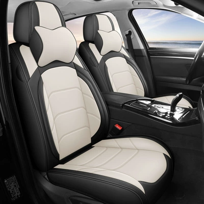 Four Seasons Pad: Full Leather Car Seat Covers, Wear-Resistant