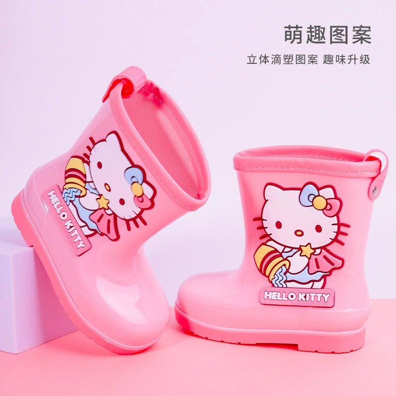 Hello Kitty, детская нескользящая обувь, обувь для раннего возраста, ботинки