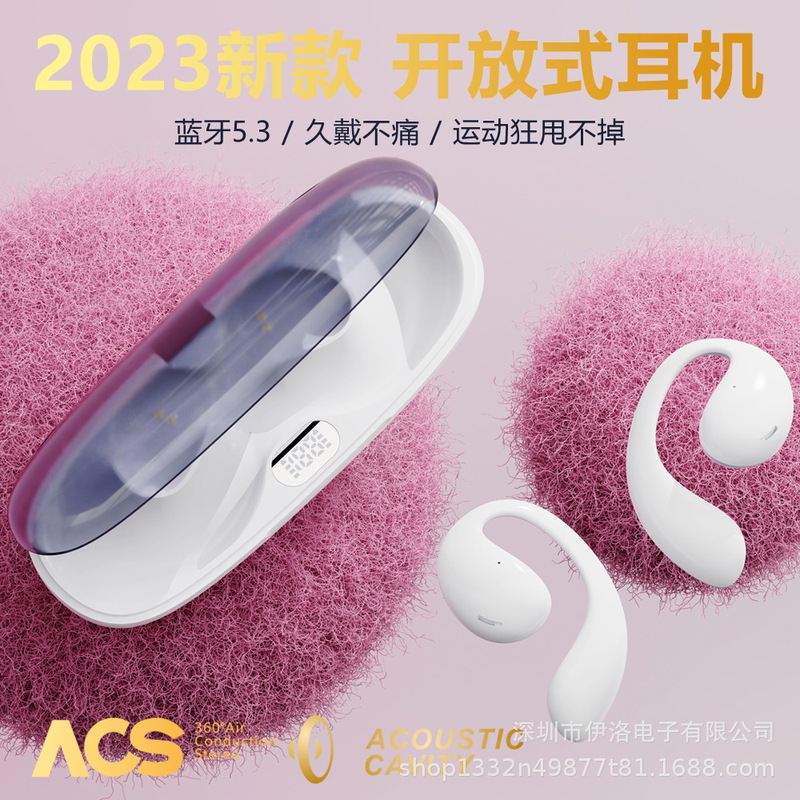 Wireless Ear-Mounted Bluetooth Headset, Bone Conduction, Non-In-Ear, Sporty, No Fall Off, High Quality, Long Battery Life Wholesale