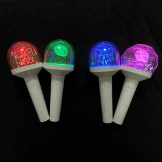 15色亚克力闪粉发光手灯明星世界巡演演唱会气氛助威道具应援棒