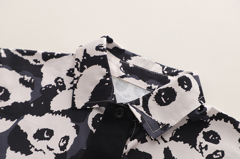 Kinder Strickweste Strickjacke Und Cartoon Shirt Set_voghion.com