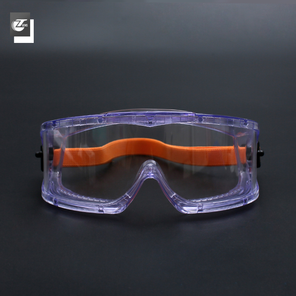 防尘防雾防烟全封闭高清防火消防护目镜 实验室防化学透明防护眼