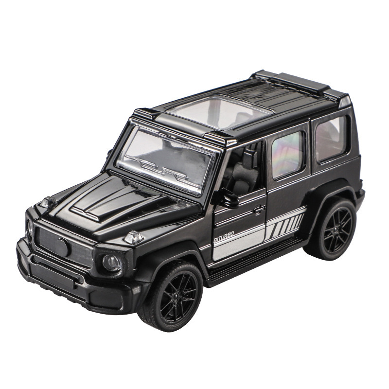 어린이 1:39 시뮬레이션 합금 자동차 모델 소년 더블 도어 백 포스 오프로드 자동차 모델 장난감 지프 장식품