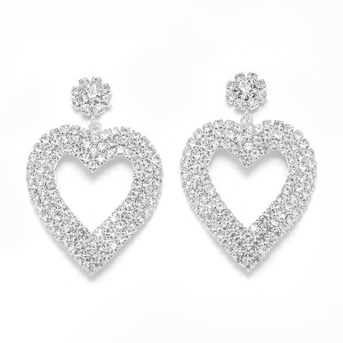 New European and American exaggerated geometric large earrings, feminine nightclub personality, trendy temperament earrings, Korean earrings