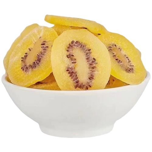 Yellow and green dried kiwi fruit wholesale 500g dried kiwi fruit and dried fruit for drama snacks sweet and sour dried kiwi fruit