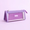 Multilayer purple pencil case