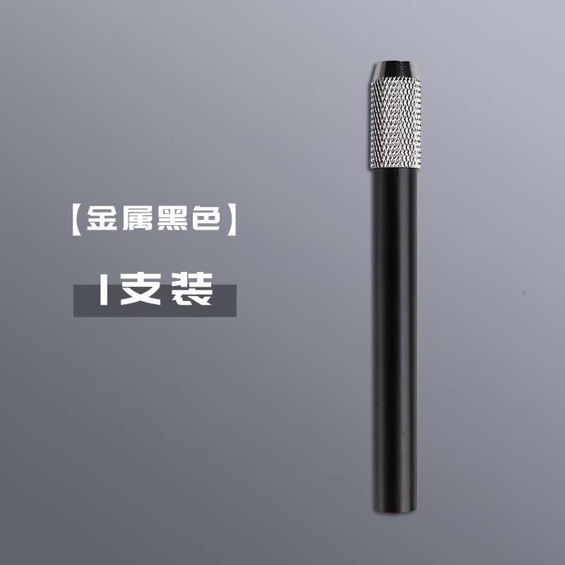 Venta al por mayor de color de metal de varilla de una sola cabeza extensor de lápiz dispositivo de alargamiento de lápiz conector de la pluma cepillo de varilla de alargamiento