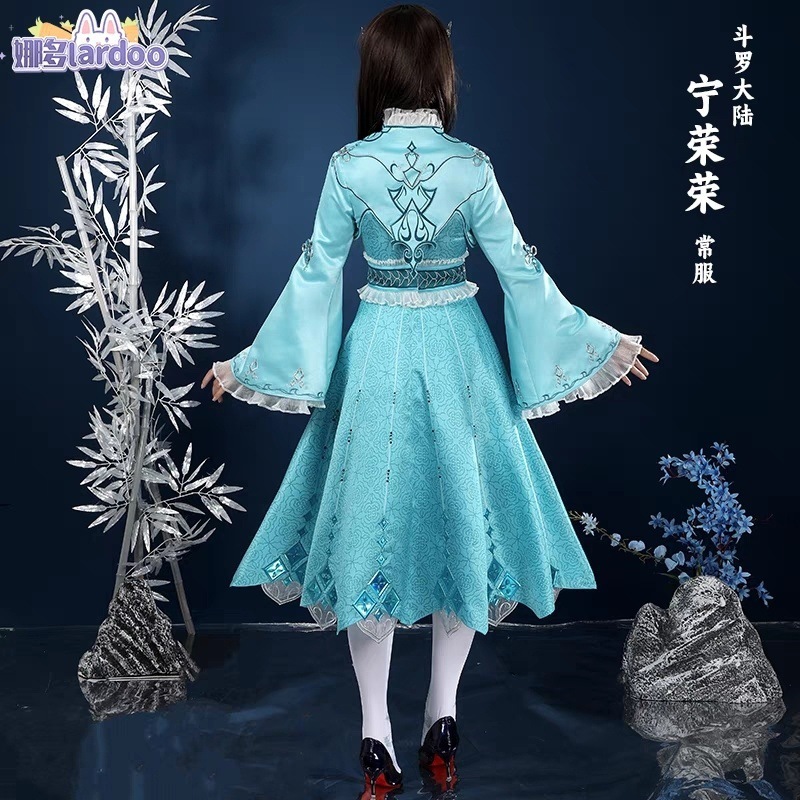 Naduo Douluo Continent cos Ning Rongrong オーバーフォーマル 5 年間の約束コスプレゲームアニメーション衣装 G5601|undefined