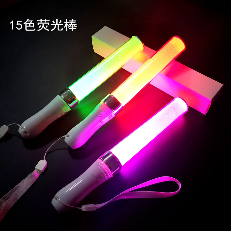 日本製15色電気メッキ発光スティック、コンサート応援用フラッシュスティック、応援スティック、リモコン付き蛍光スティック、ビジネスギフト|undefined