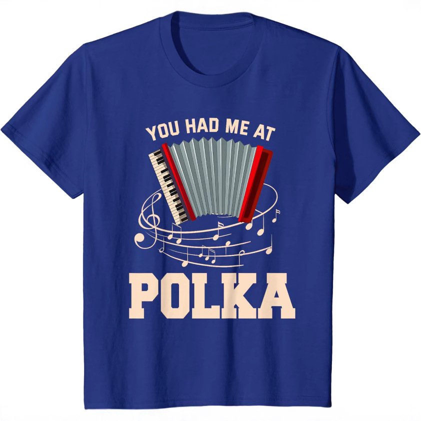 Polka Shirt Funny I Love Polka Music Polka Lover Gift T-Shir