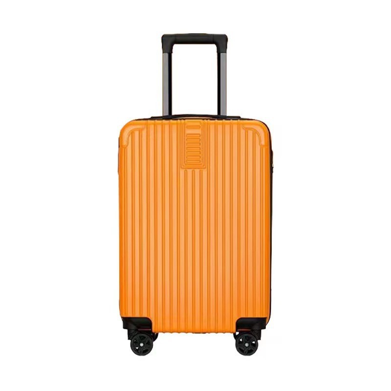 Fábrica de maletas al por mayor nuevo 20 pulgadas caja de tracción de color sólido puede imprimir logotipo universal rueda caja de bloqueo de contraseña