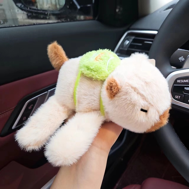 現物のカピバラのぬいぐるみのぬいぐるみの水のモルモットのブレスレットのカピバラのしっぽはパチパチと回転します。|undefined