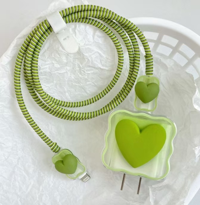 Para Apple 14 línea de datos cubierta protectora iPhone13 cargador cabezal 12promax bobinado estuche para iPad