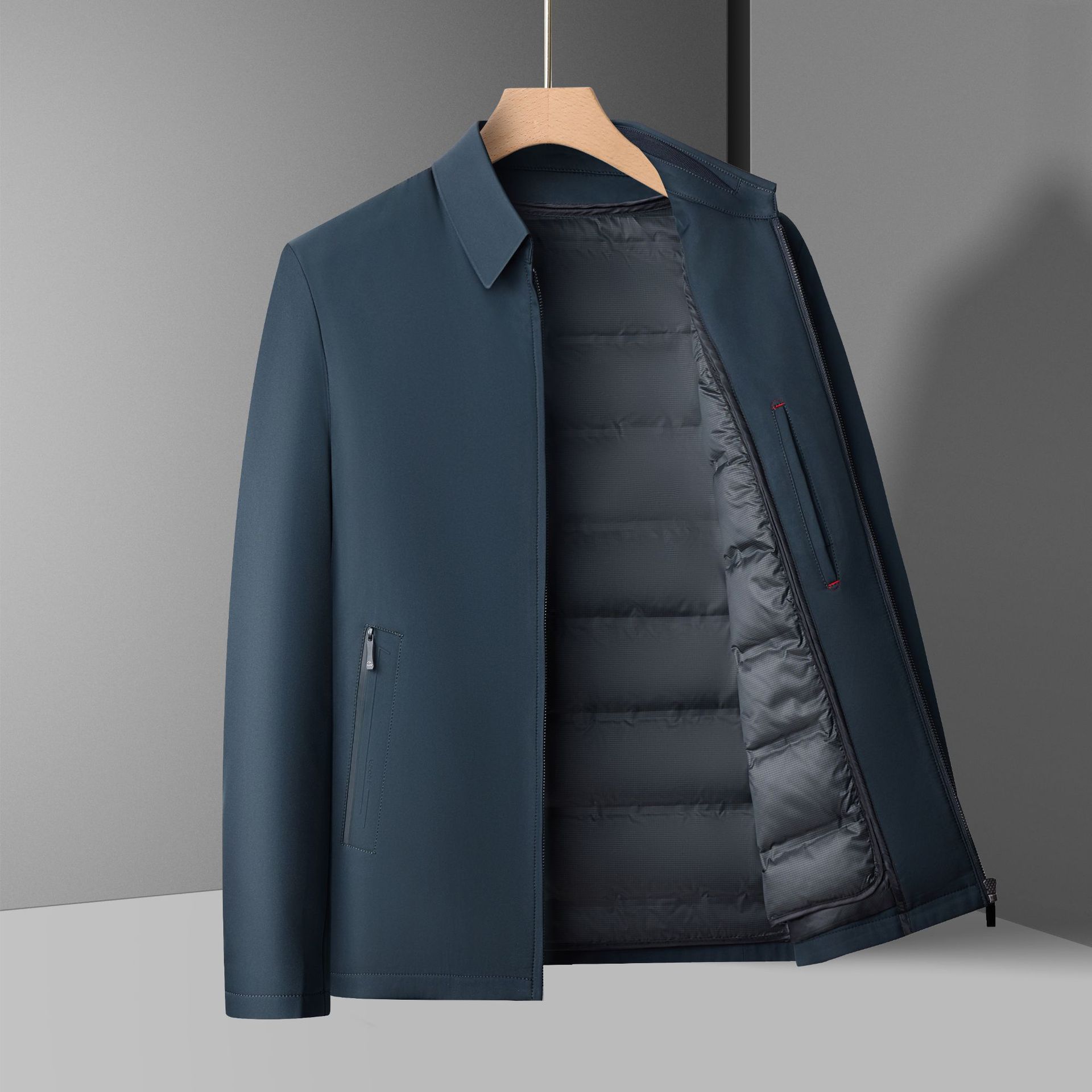 Haqing color-detachable 50 goose down liner