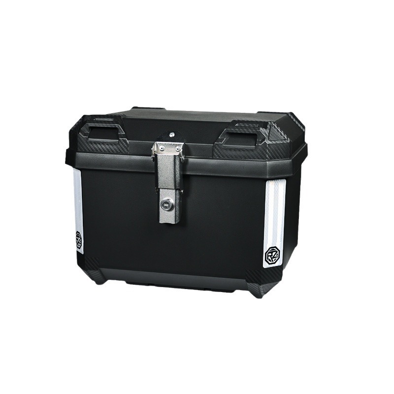 Nueva caja trasera de motocicleta ORZ, caja trasera de gran capacidad para llevar, caja trasera sin aleación de aluminio, plástico para vehículos eléctricos grandes