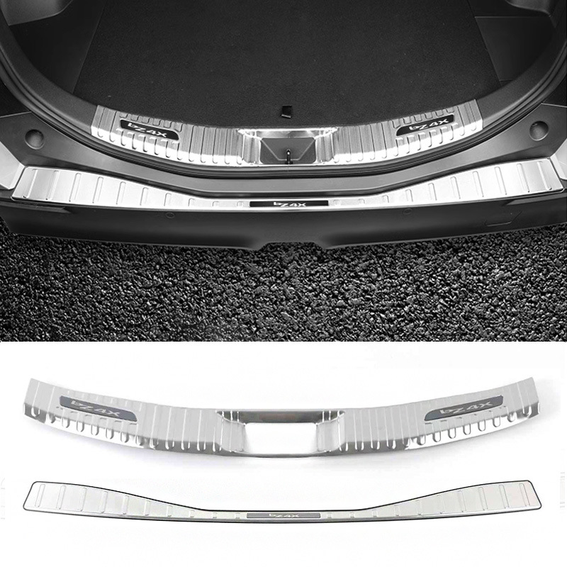 Dedicated to Toyota BZ4X rear guard plate stainless steel rear bumper guard plate modification accessories