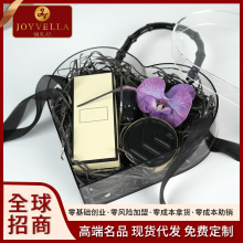 招商加盟美妆伴手礼 礼盒品牌香水粉底手提爱心亚克力手提礼盒