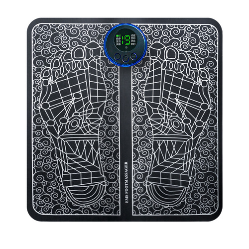 Intelligent EMS foot massager microcurrent foot massage machine rechargeable portable pulse massage foot pad foot massager