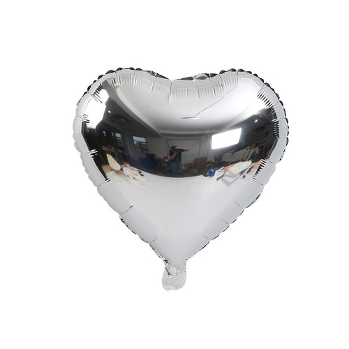 Valentine's Day Love Ball Frosted Mirror Heart-shaped Balloon Flower Bouquet Wedding Festive Supplies Accessories Matching Wholesale