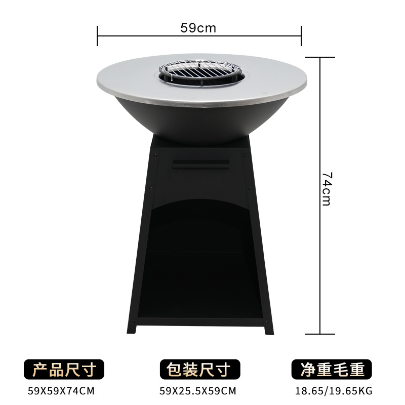 horno de leña vertical transfronterizo horno de barbacoa al aire libre horno de campana horno de calefacción de jardín villa horno de barbacoa patio horno de leña