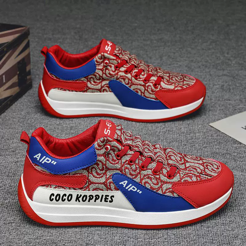 Прилив версия легкой роскошной мужской обуви 2024 весной дикая модная спортивная повседневная обувь молодежный тренд износостойкий бег