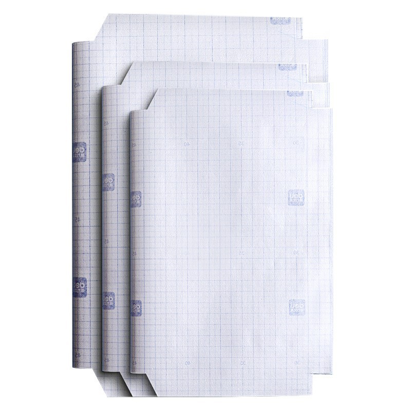 Bolsa autoadhesiva bolsas de libro película transparente cubierta de libro esmerilado cubierta de estudiantes impermeable engrosado conjunto completo al por mayor