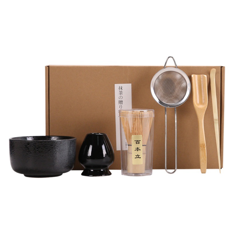 Nueva taza de té Matcha cepillo cien combinación Benli Dinastía Canción punto té Matcha Tea Maker herramienta traje caja de regalo Japonés