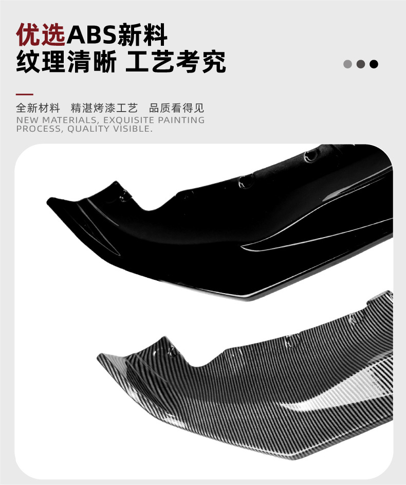 Front Lip Spoiler for BMW 7 Series G11 G12 LCI M Sport 2019-2022