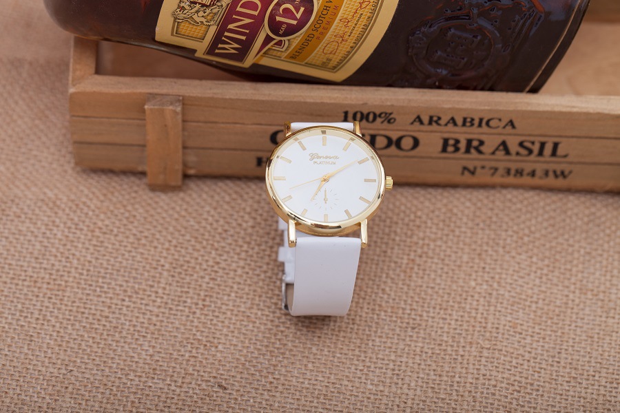 Leather Strap Watch Image 4