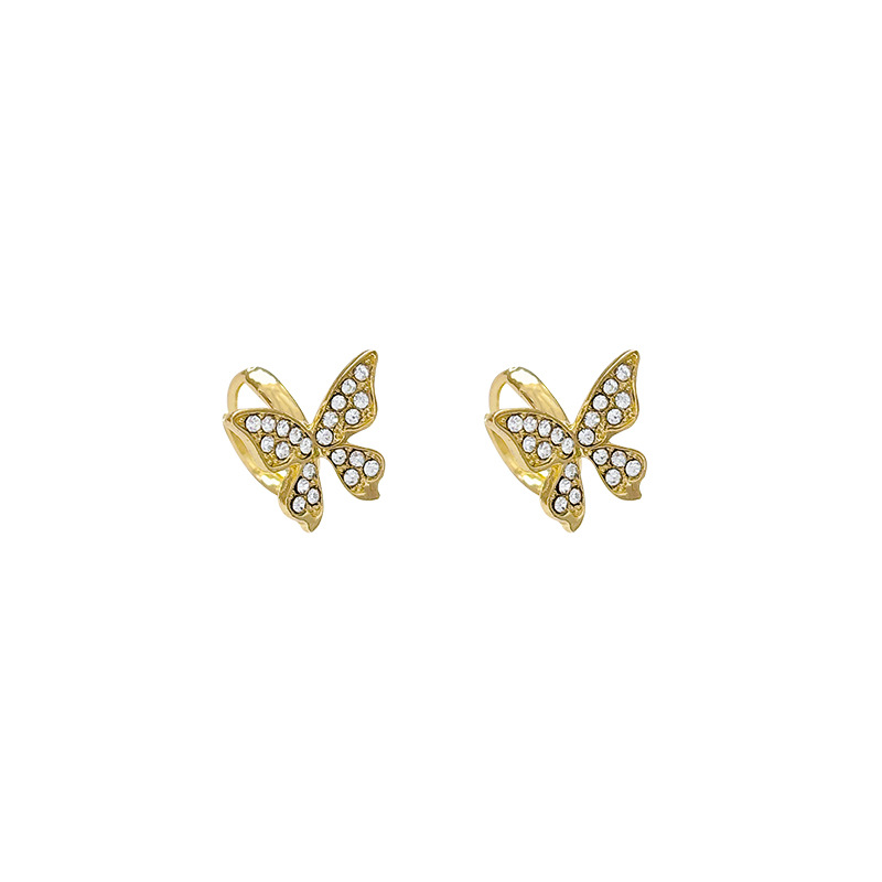 Exquisite Butterfly Zircon Earrings Luxury Full Diamond Design_voghion.com