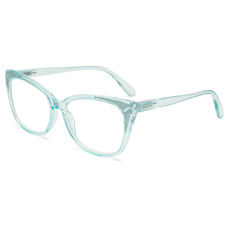 투명한 파란색 프레임