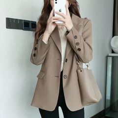 2025年の新型春の女性のスーツのコートの高級なデザイン感があります。