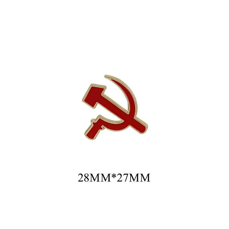 Поясная бабочка-значок в виде ретро серпа-меча Пентагон булавки CCCP бывший советский коммунистический значок ins
