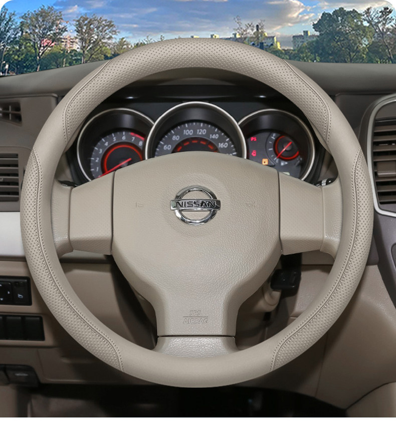 Suitable for 2026 Nissan Sylphy Steering Wheel Cover, Dongfeng Nissan 14Th Generation Classic Modified Four-Season Steering Wheel Cover