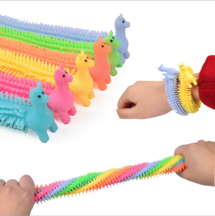 Эластичная игрушка, верёвка, антистресс, гусеница