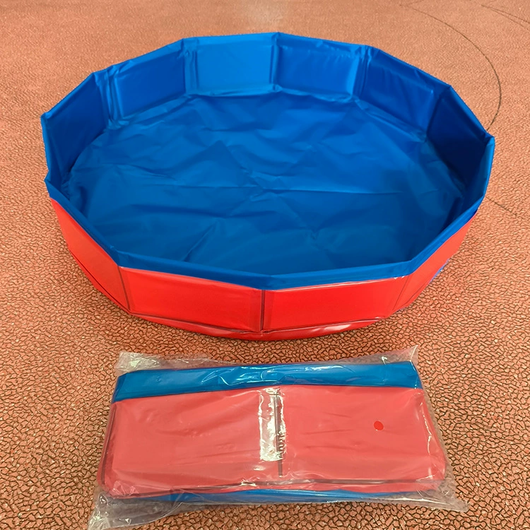 Foldable Pet Pool, Portable PVC or Composite Lining, Anti-Slip Bottom, Multiple Sizes