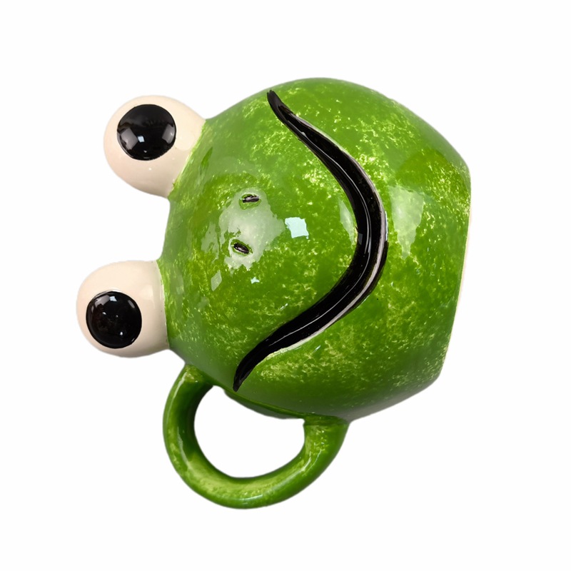 Selección estricta Super lindo Rana taza de cerámica de dibujos animados creativo lindo niños leche desayuno taza de café