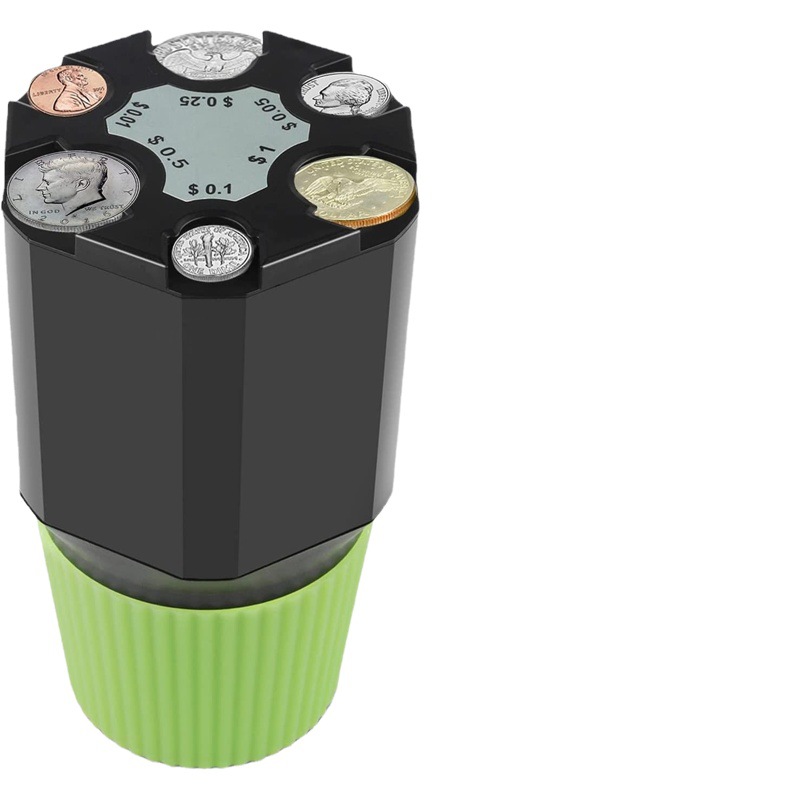 Coche alcancía Moneda de dólar alcancía contando ahorro escritorio tanque de almacenamiento caja de moneda de almacenamiento dólar completo