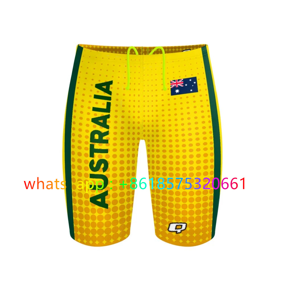 Men's swimming trunks adult quick-drying loose swimsuit plus size boxer with swimming cap suit factory wholesale holiday swimming