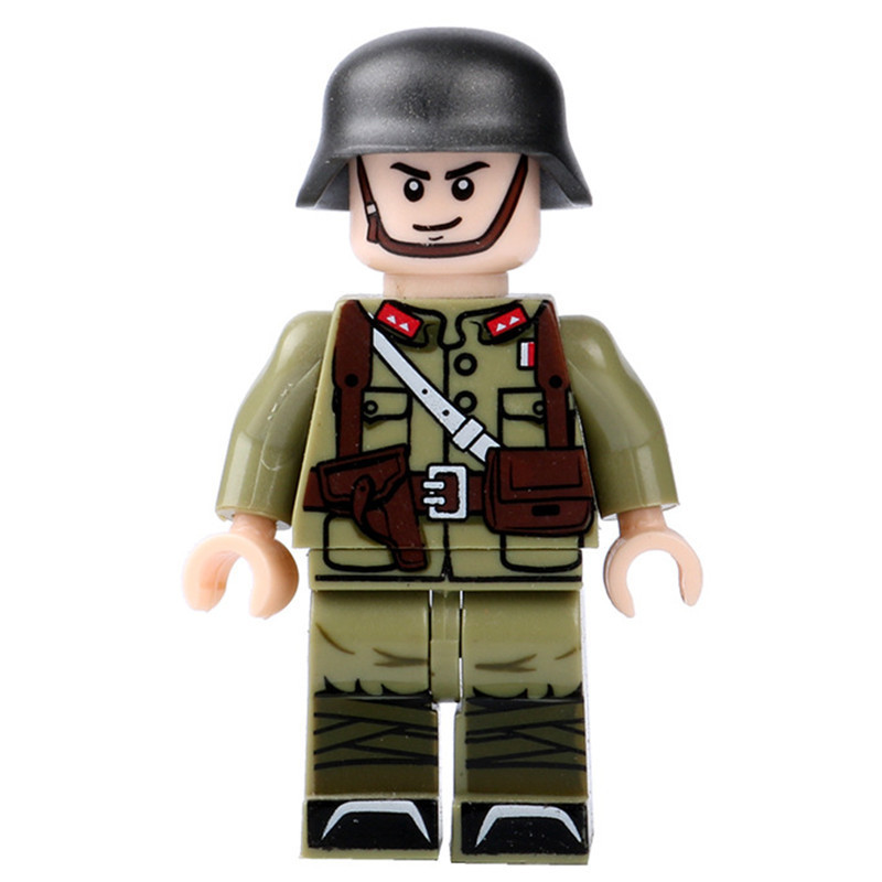 国境を越えた軍事ビルディングブロック第二次世界大戦人形コレクションシリーズ武器土嚢ビルディングブロック子供のおもちゃ組み立てビルディングブロックミニフィギュア|undefined