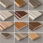 厂家批发实木踢脚线白色平板地角线地脚线80mm12cm10cm贴皮线条