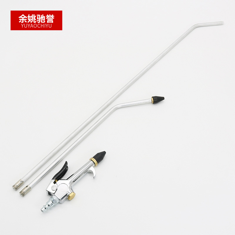 厂家直供气压吹尘枪 组套银色吹灰枪 气动工具大风力吹风枪