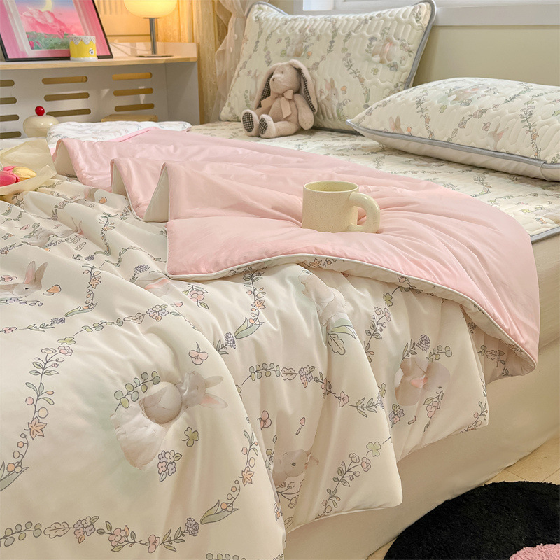 Sensación fresca de verano, edredón de hielo, edredón fresco de verano, edredón de aire acondicionado, edredón doble, dormitorio de estudiantes, edredón de verano, lavable a máquina image 11