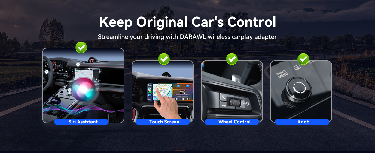 Junyong Original Car Wired to Wireless Carplay Apple Mobile Phone Special Car Interconnection Box Can Navigate and Listen to Music