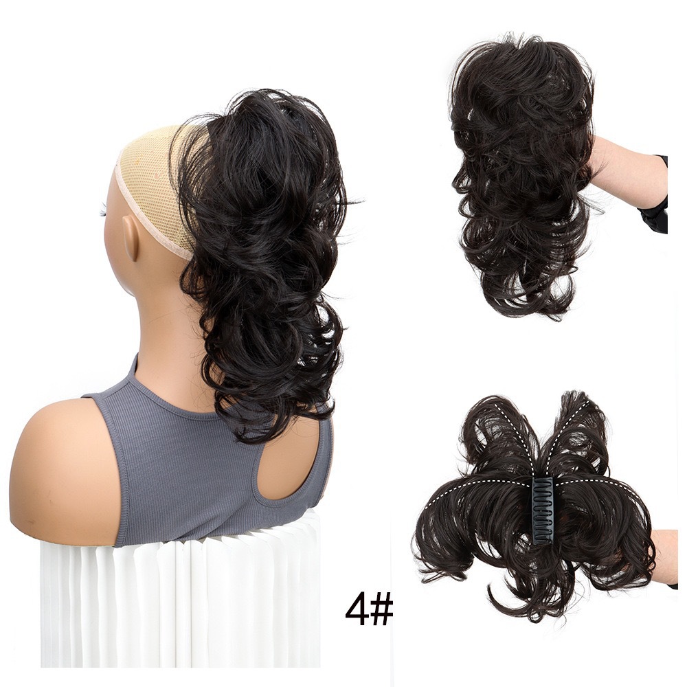 Clip de agarre, cabello rizado, cabello corto, cabello flojo, volumen de cabello, cara, cabello ajustable, cabello de palo, cabello corto, cabello de cabello, peluca corta, cabello