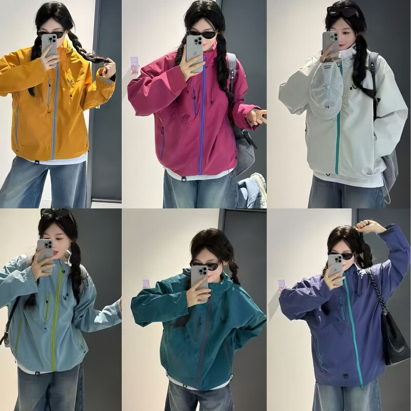 K7870 Outdoor Jacket for Men and Women, Couple's Jacket, Casual Sports Windproof and Waterproof Mountaineering Jacket
